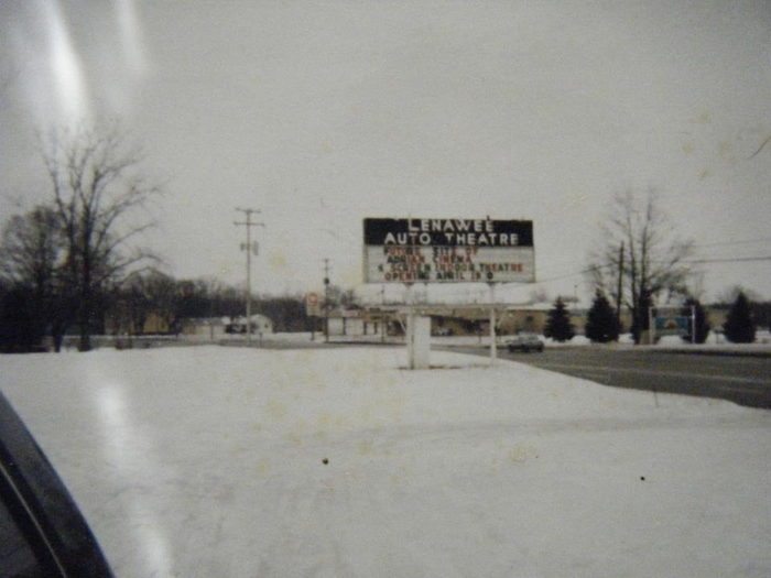 Lenawee Drive-In Theatre - Old Photo From Dennis (newer photo)